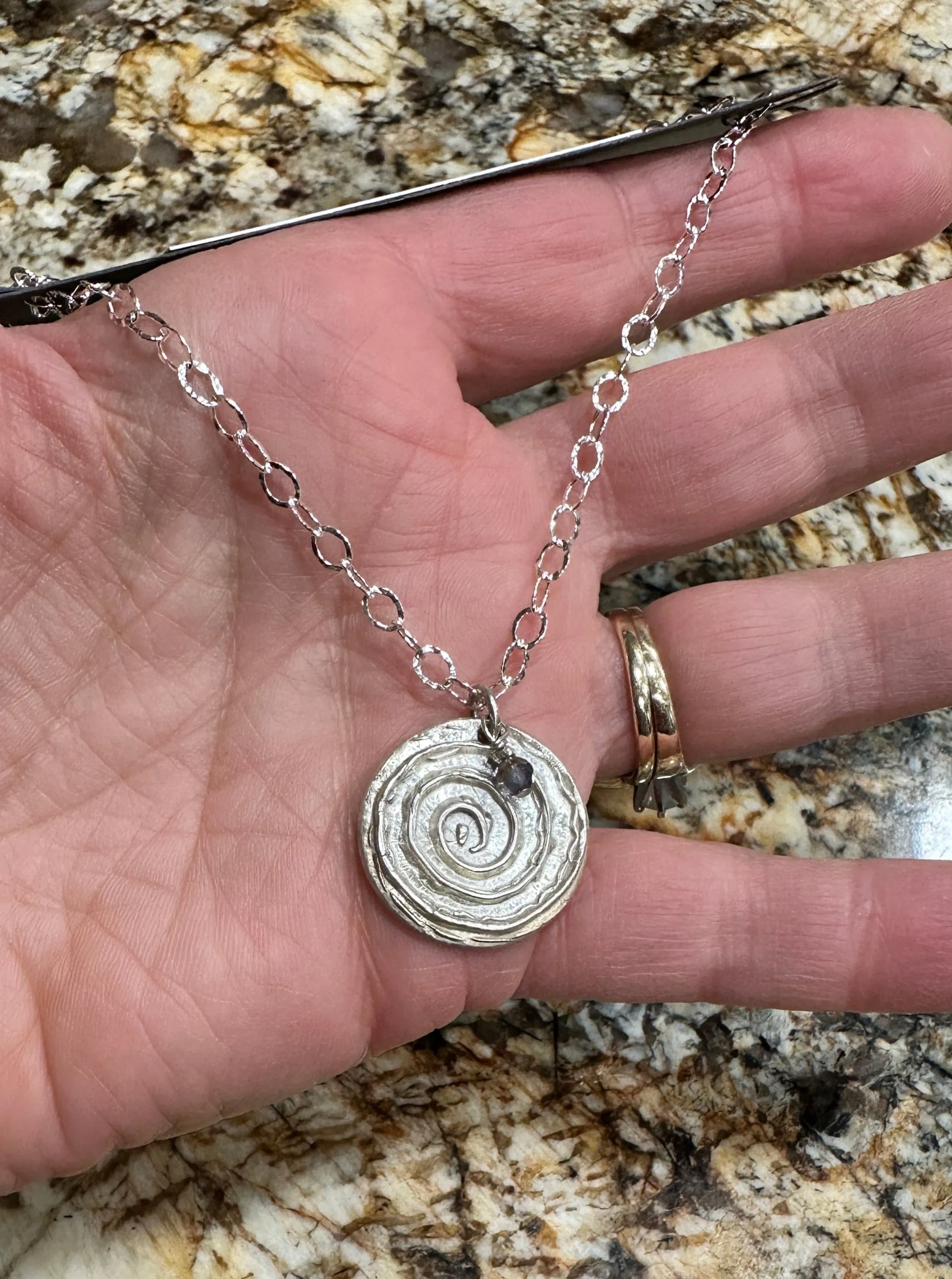 Silver Clay Pendant Necklaces