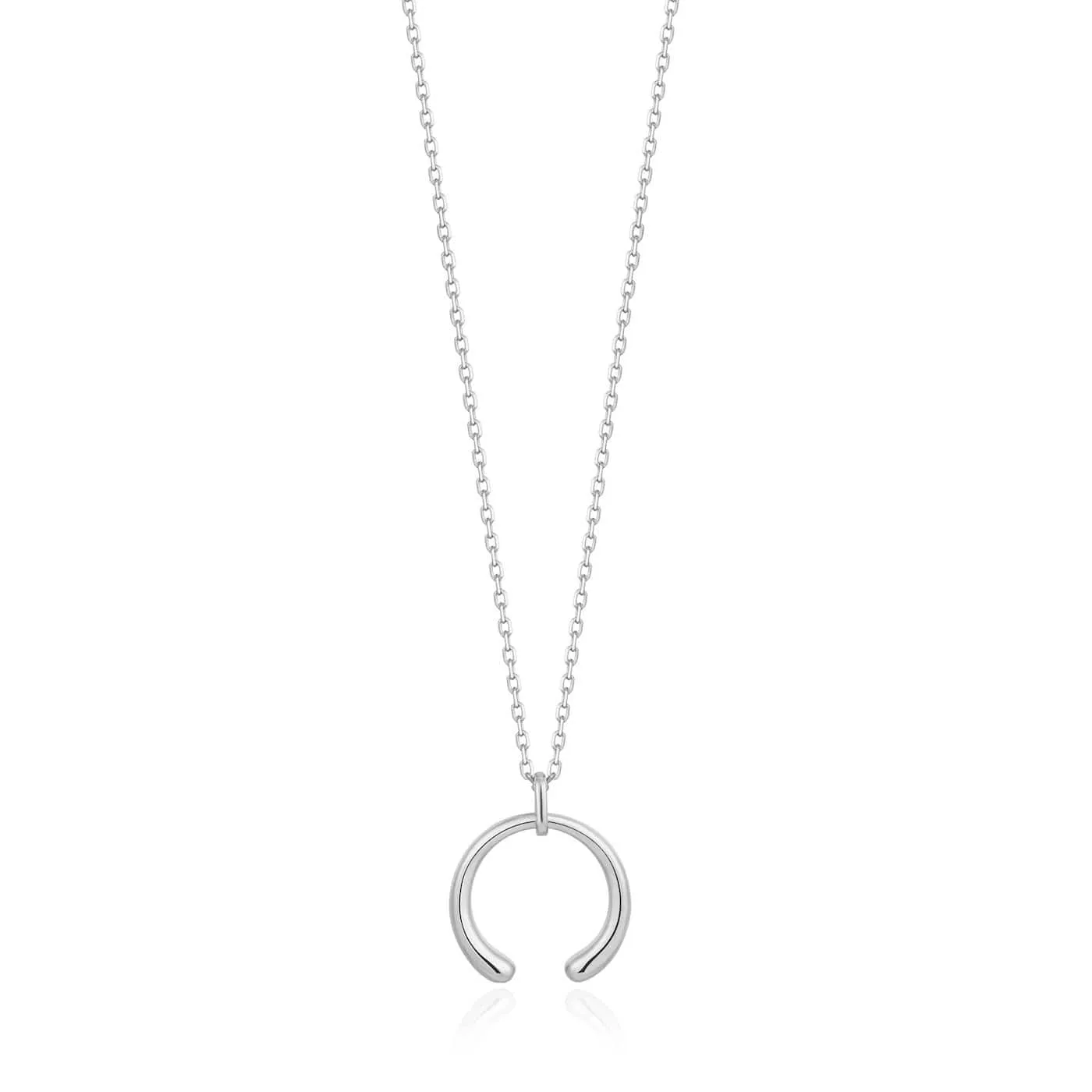 Silver Luxe Curve Necklace