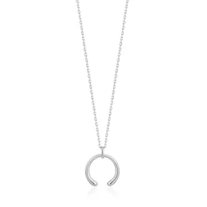 Silver Luxe Curve Necklace