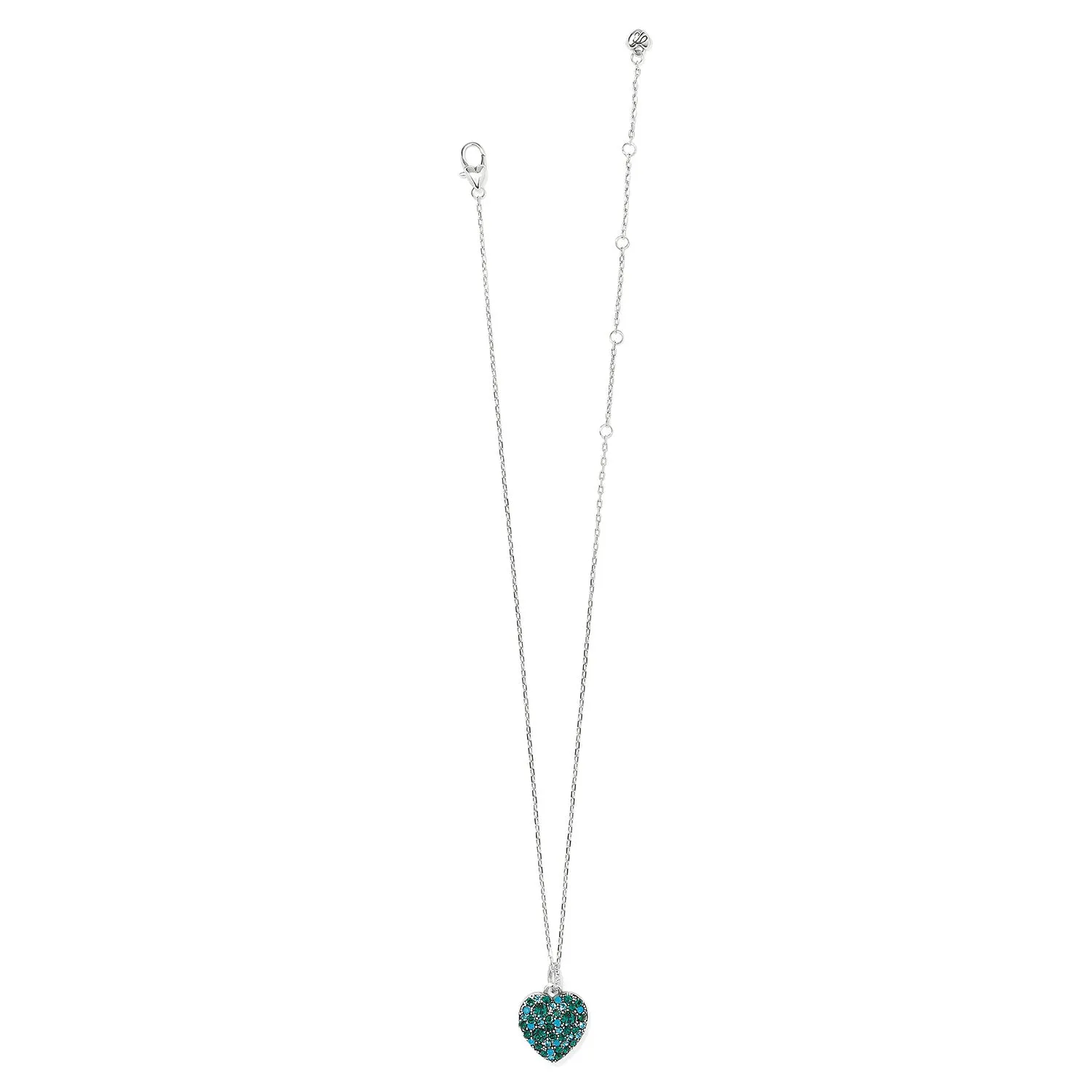 Sweet Love Necklace/Silver-Emerald